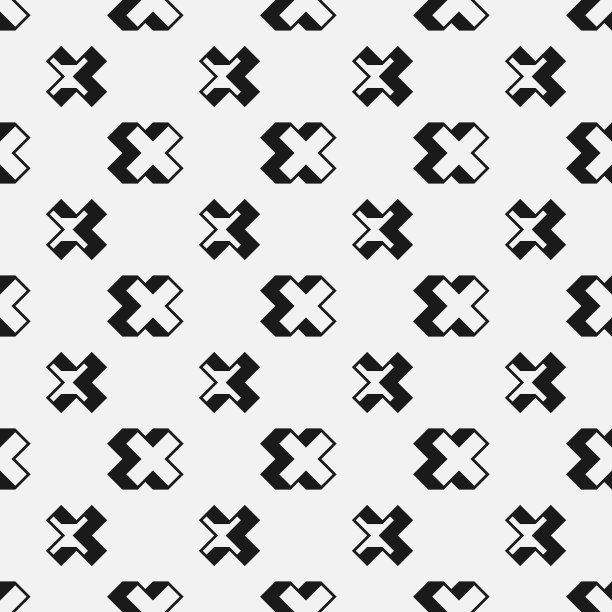 无缝抽象图案与交叉螺丝元素图片下载