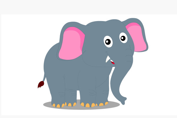 动物和鸟类插图。剪贴画图片下载