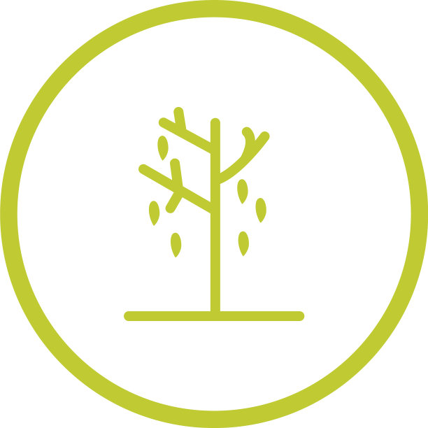 独特的落叶字形图标图片下载