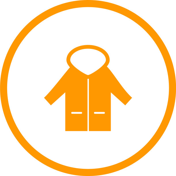 独特的外套象形图标图片下载