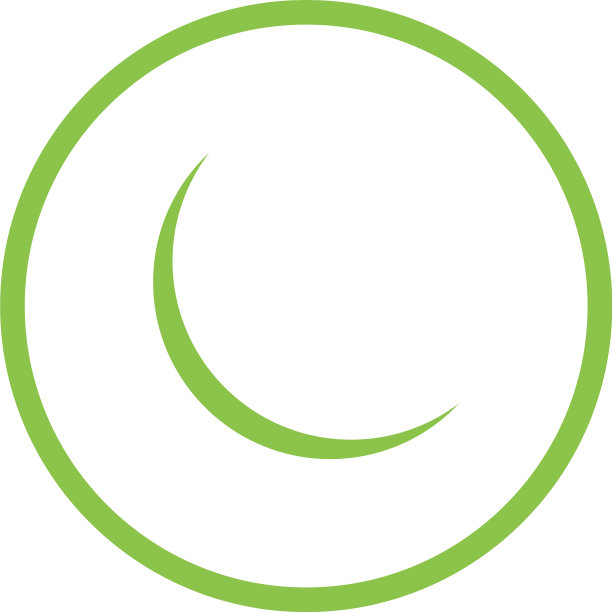 独特的新月标志符号图标图片下载