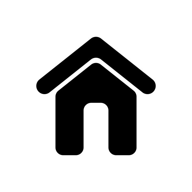 主页图标矢量插图，主页图标为网络图片下载