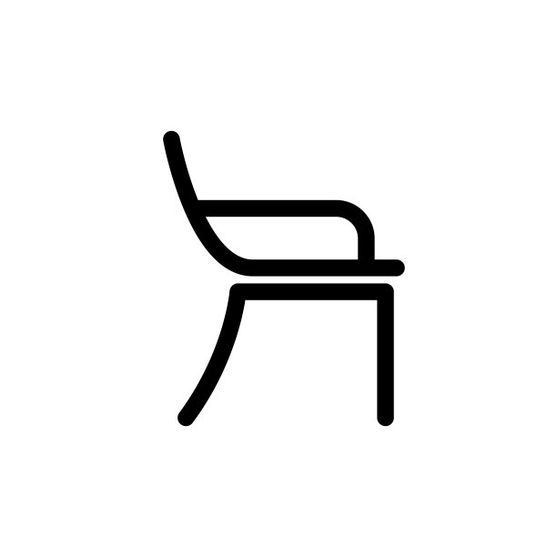 插图矢量图形的椅子图标模板图片下载