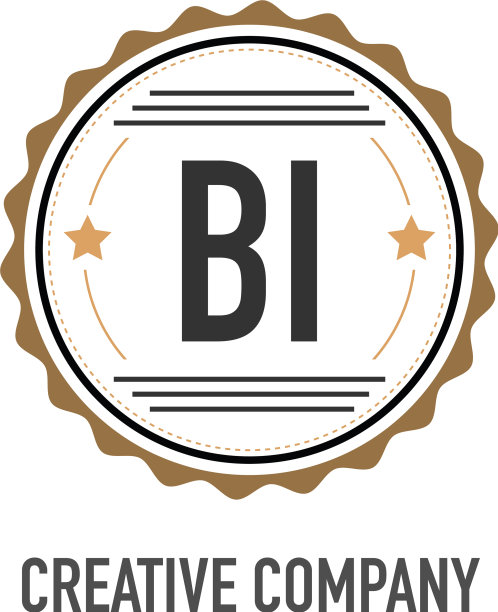 首字母bi创意设计模板图片下载