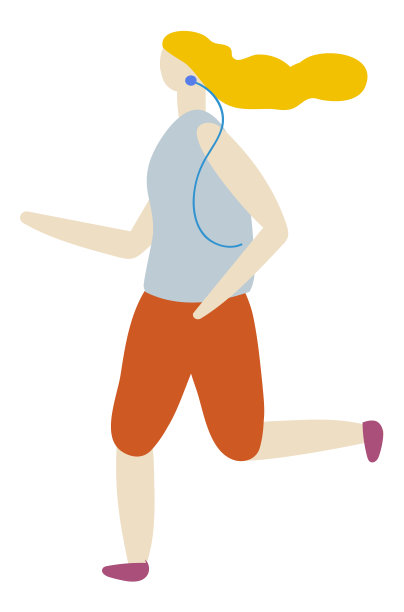 运动平面矢量图片下载