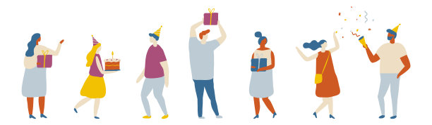 党民平面矢量图片下载