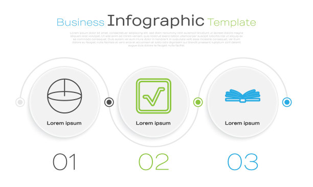 设置行计算器，打开书和移动计算器界面。业务信息模板。向量图片下载