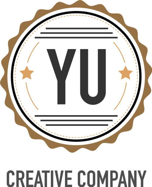 首字母YU创意设计模板图片下载