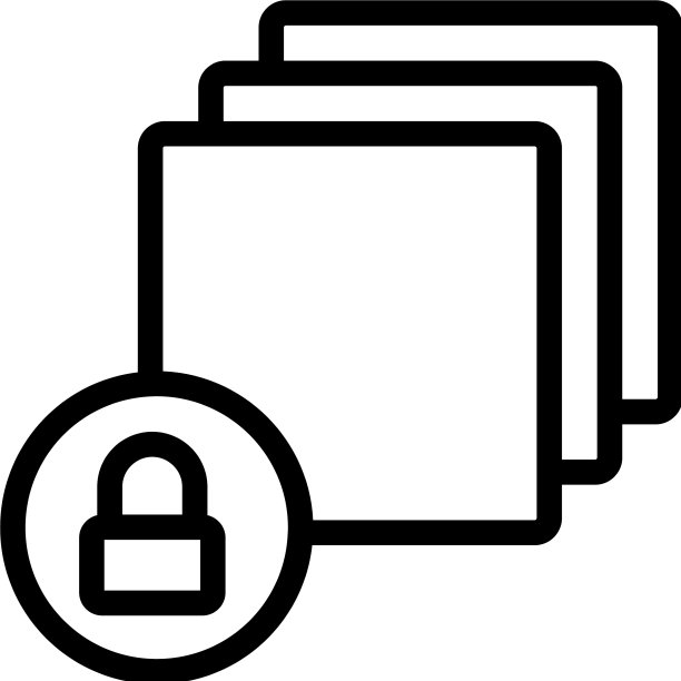 图层锁定关闭图标轮廓图片下载