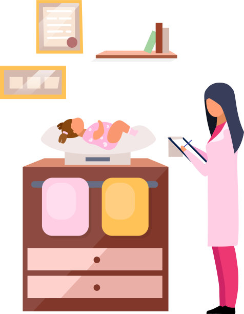 小儿科医生工作单位为女医生图片下载