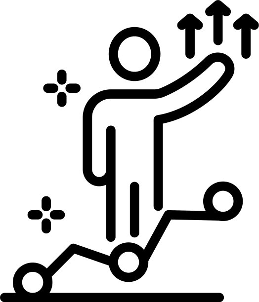 自我工作进度图标轮廓风格图片下载