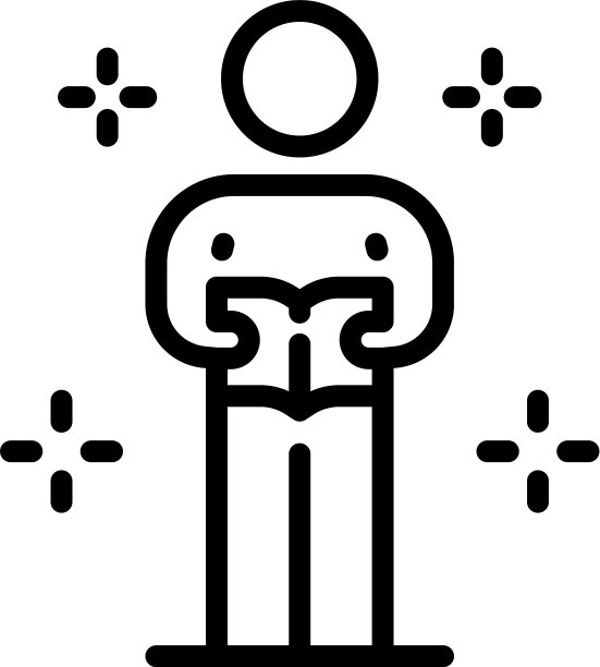 阅读书籍技巧图标提纲风格图片下载