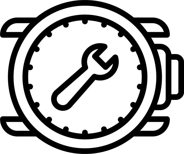 维修手表服务图标轮廓风格图片下载