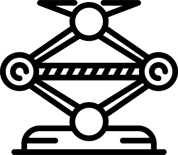 千斤顶螺杆工具图标轮廓样式图片下载