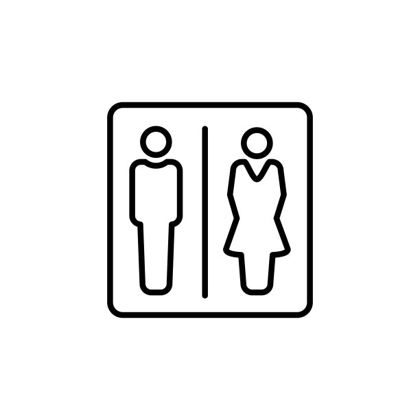 插图向量图形的马桶图标模板图片下载