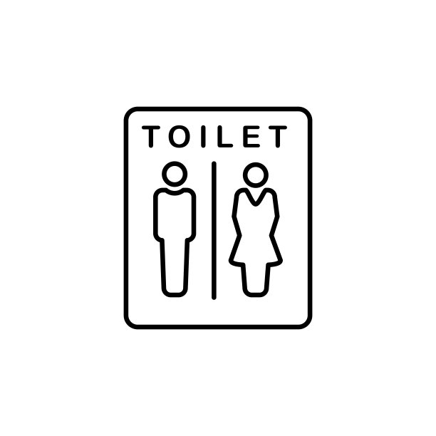 插图向量图形的马桶图标模板图片下载