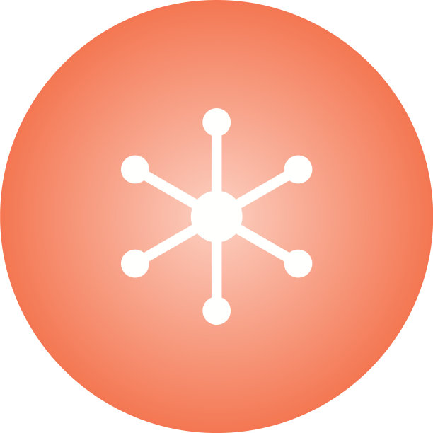 独特的分子结构II字形图标图片下载