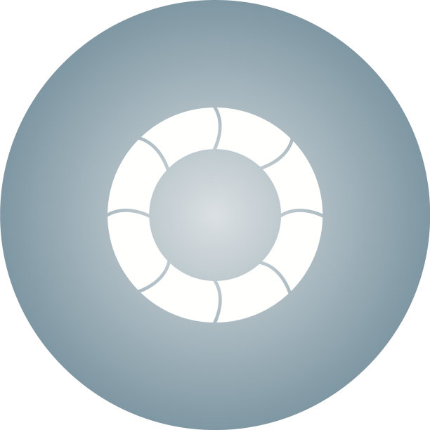 独特的游泳轮胎字形图标图片下载