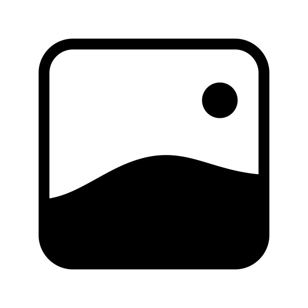独特的画廊标志符号图标图片下载