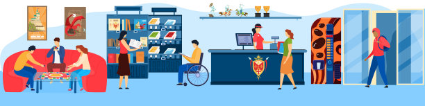 人们玩游戏活动平面矢量插画，卡通男女玩家朋友角色一起玩，玩棋牌游戏图片下载