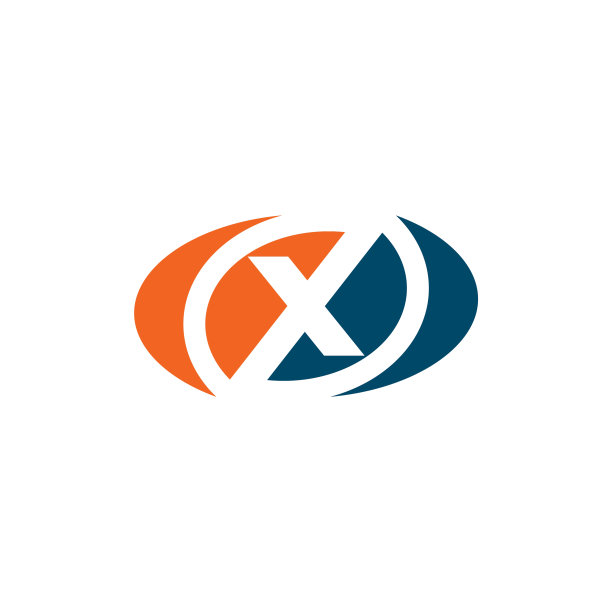 X字母图标Logo设计模板图片下载