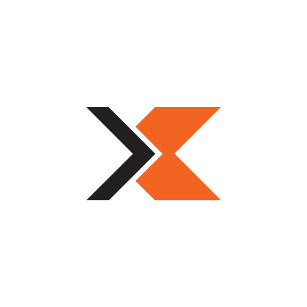X字母图标Logo设计模板图片下载