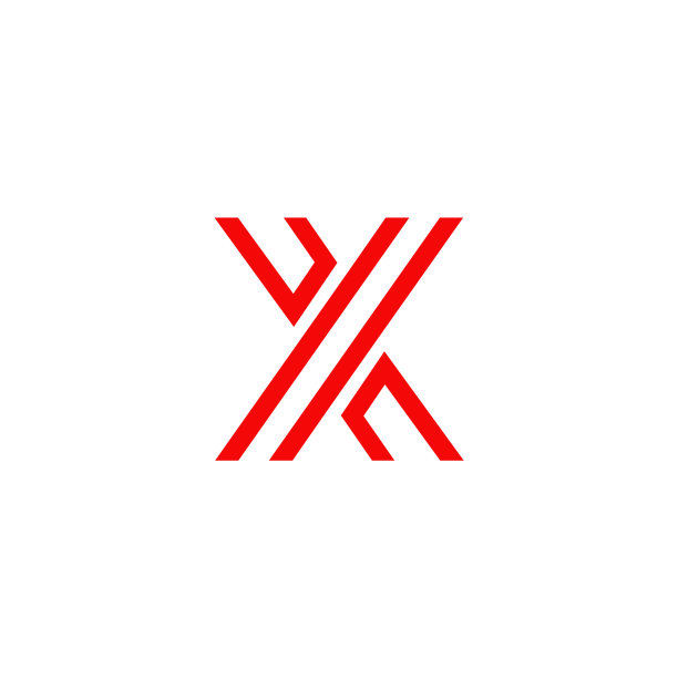 X字母图标Logo设计模板图片下载