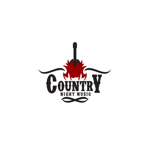乡村音乐节标志设计模板图片下载