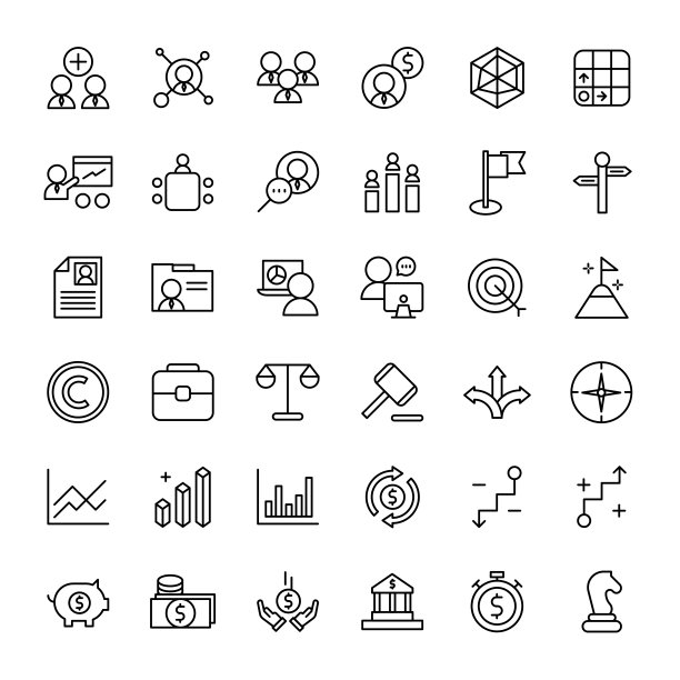 商业和web 36行图标图片下载