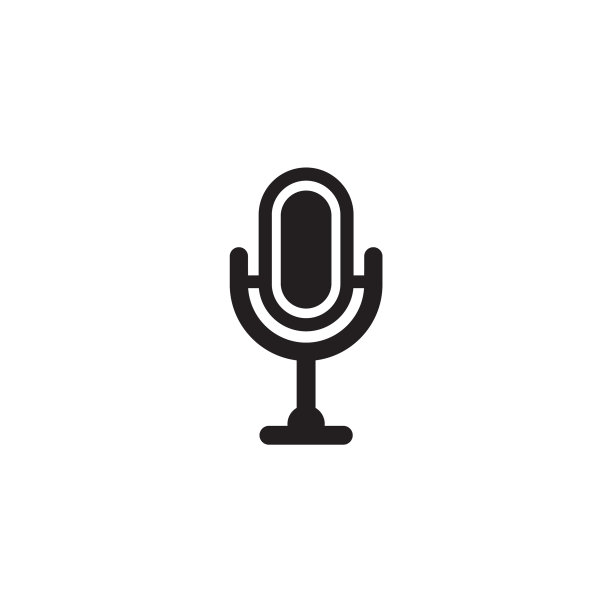 麦克风麦克风图标标志设计模板图片下载