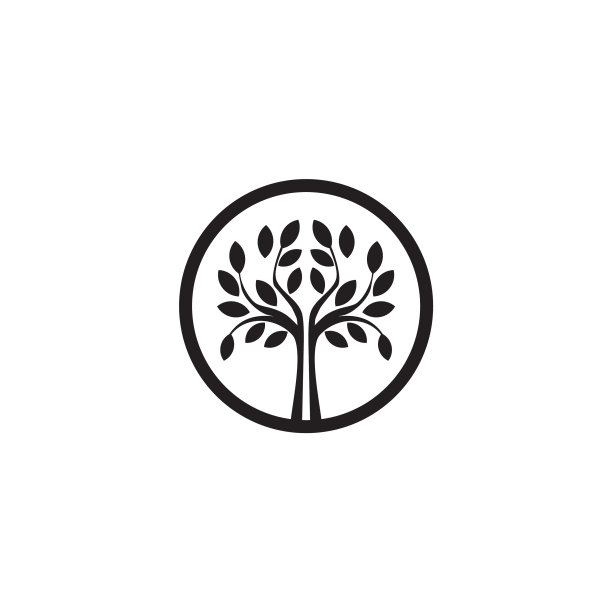 树标志设计的灵感模板图片下载