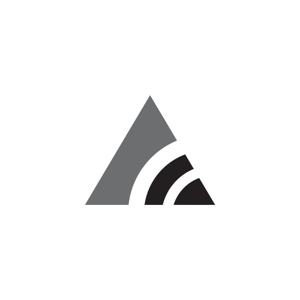 三角形图标标识设计模板图片下载