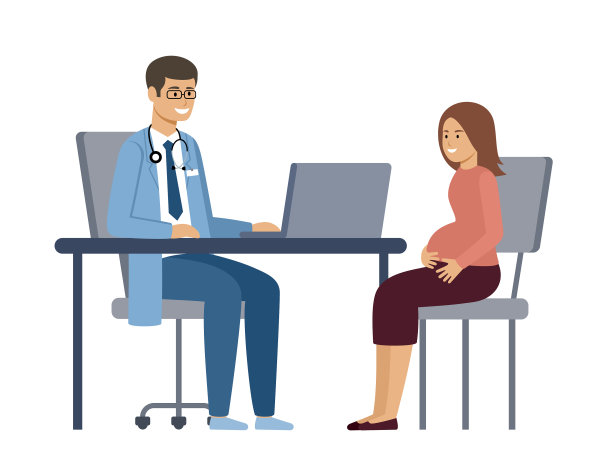 正在看医生的孕妇图片下载