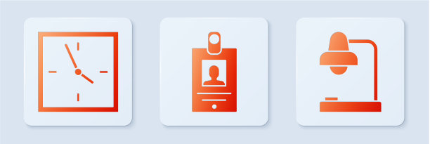 设置标识牌时钟和台灯图片下载