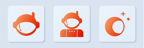 给宇航员戴上宇航员头盔和月亮星星图片下载