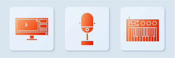 设置麦克风视频录制或编辑软件图片下载