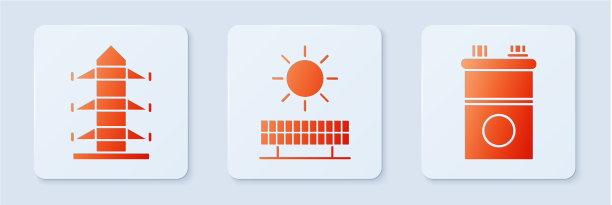 设置太阳能电池板和太阳能高压电源图片下载