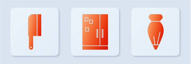 把冰箱里的碎肉机和糕点袋放好图片下载