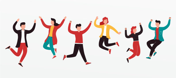 开朗的团队，多元化的年轻人团队图片下载