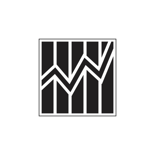 简单的方形几何利润图线符号图片下载