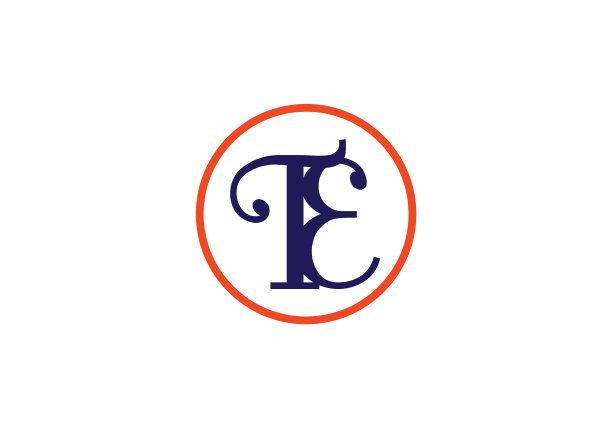 T e e首字母标志设计模板图片下载