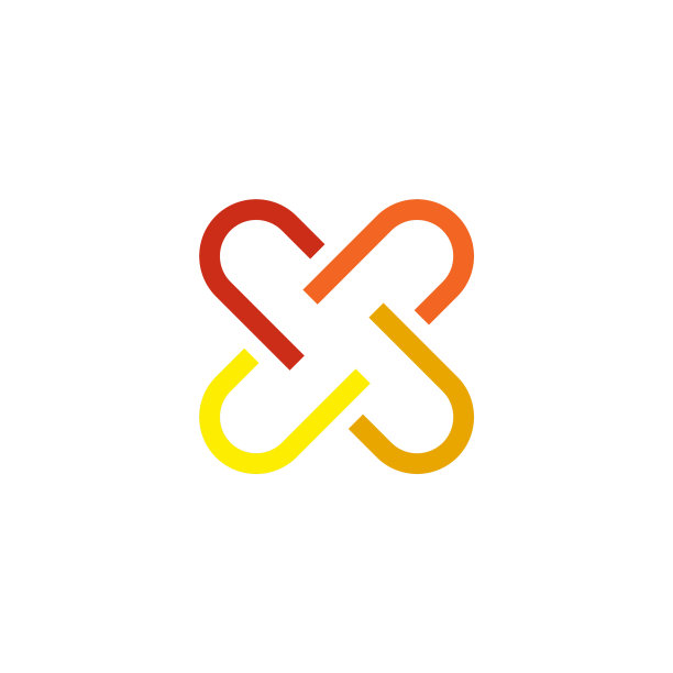 字母X首字母标志设计模板图片下载
