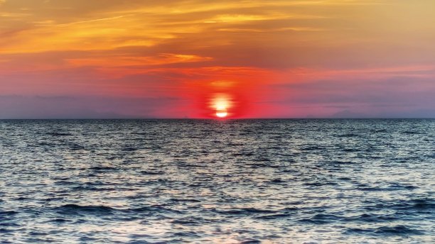 日落在俄亥俄州图片下载