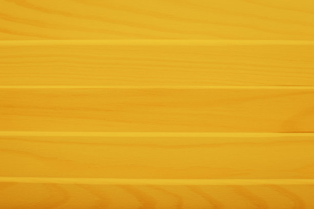 黄色木板背景。彩色水平木板背景。图片下载