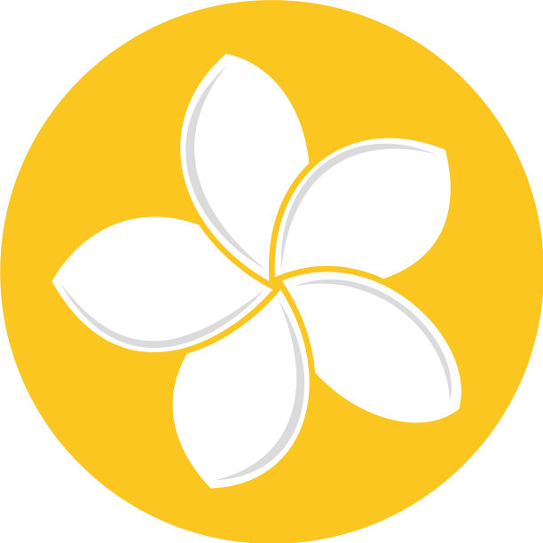 黄色鸡蛋花设计eps 10图片下载