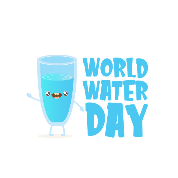 世界水日贺卡或横幅设计图片下载