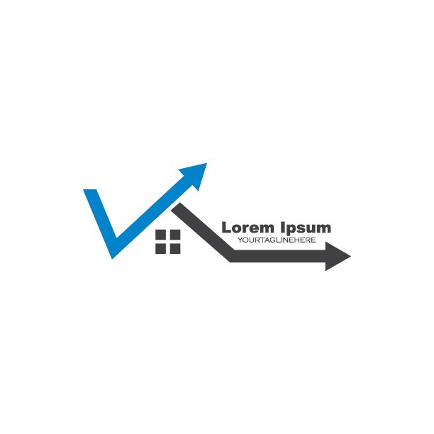 房屋Logo图标矢量插图图片下载