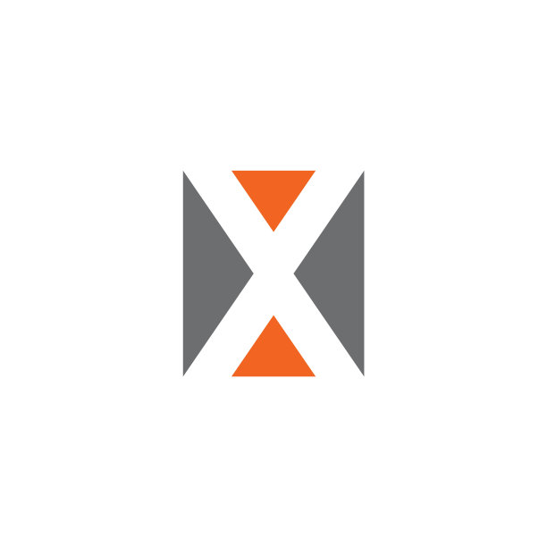 X字母图标Logo设计模板图片下载