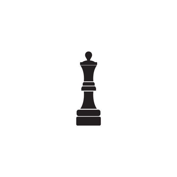国际象棋运动Logo设计图标模板图片下载