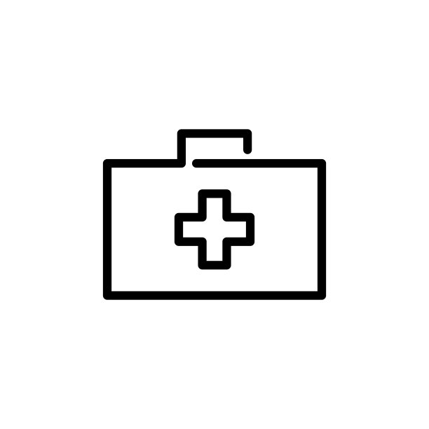 插图医疗工具包图标矢量图形图片下载